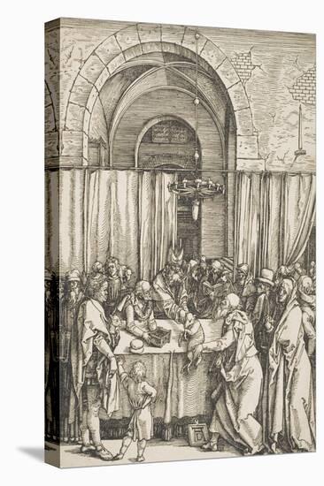 The Rejection of Joachim's Offering, from the Series "The Life of the Virgin", C.1504-Albrecht Dürer-Stretched Canvas