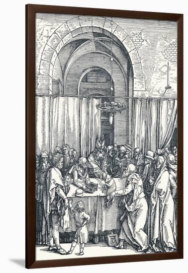 The Rejection of Joachims Offering, 1506-Albrecht Dürer-Framed Giclee Print