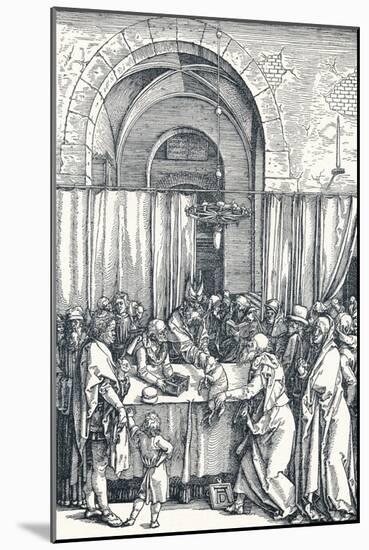 The Rejection of Joachims Offering, 1506-Albrecht Dürer-Mounted Giclee Print