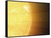 The Relative Sizes of the Sun And the Earth-Stocktrek Images-Framed Stretched Canvas