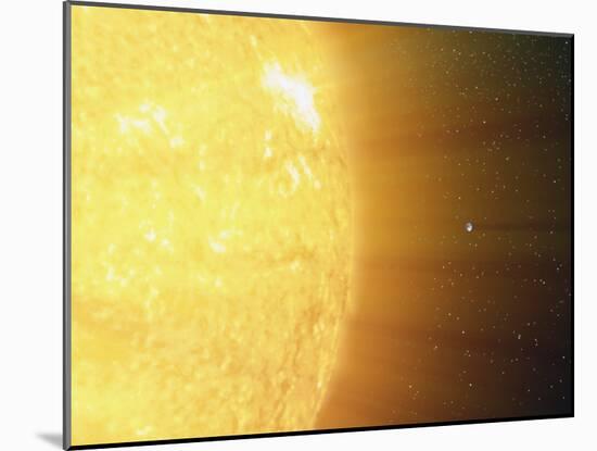 The Relative Sizes of the Sun And the Earth-Stocktrek Images-Mounted Photographic Print