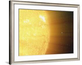 The Relative Sizes of the Sun And the Earth-Stocktrek Images-Framed Photographic Print