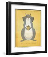 The Relentless Squirrel-John Golden-Framed Giclee Print