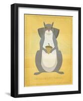 The Relentless Squirrel-John Golden-Framed Giclee Print