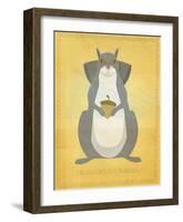 The Relentless Squirrel-John Golden-Framed Giclee Print