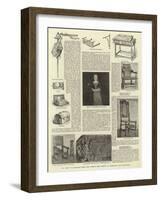 The Relics of Shakespeare Which Have Recently Been Removed to Kingsthorpe, Near Northampton-null-Framed Giclee Print