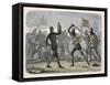 The Relief of Calais, from a Chronicle of England BC 55 to Ad 1485, Pub. London, 1863-James William Edmund Doyle-Framed Stretched Canvas