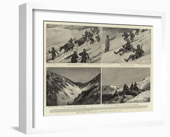 The Relief of Chitral, Crossing the Loari Pass-Joseph Nash-Framed Giclee Print