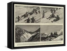 The Relief of Chitral, Crossing the Loari Pass-Joseph Nash-Framed Stretched Canvas