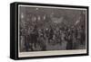 The Relief of Ladysmith, Extraordinary Scene of Enthusiasm in Pall Mall-Frederic De Haenen-Framed Stretched Canvas