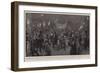 The Relief of Ladysmith, Extraordinary Scene of Enthusiasm in Pall Mall-Frederic De Haenen-Framed Giclee Print