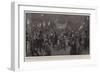 The Relief of Ladysmith, Extraordinary Scene of Enthusiasm in Pall Mall-Frederic De Haenen-Framed Giclee Print