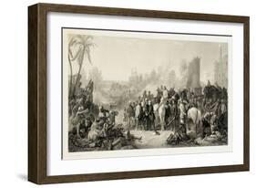 The Relief of Lucknow, and the Triumphant Meeting of Havelock, Outram and Sir Colin Campbell, 1862-Thomas Jones Barker-Framed Giclee Print