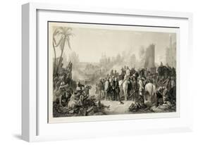 The Relief of Lucknow, and the Triumphant Meeting of Havelock, Outram and Sir Colin Campbell, 1862-Thomas Jones Barker-Framed Giclee Print