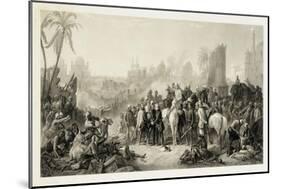 The Relief of Lucknow, and the Triumphant Meeting of Havelock, Outram and Sir Colin Campbell, 1862-Thomas Jones Barker-Mounted Giclee Print