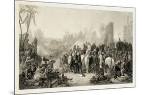 The Relief of Lucknow, and the Triumphant Meeting of Havelock, Outram and Sir Colin Campbell, 1862-Thomas Jones Barker-Mounted Giclee Print