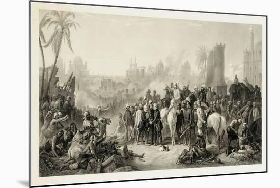 The Relief of Lucknow, and the Triumphant Meeting of Havelock, Outram and Sir Colin Campbell, 1862-Thomas Jones Barker-Mounted Giclee Print