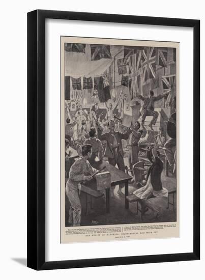The Relief of Mafeking, Charterhouse Mad with Joy-Henry Marriott Paget-Framed Giclee Print