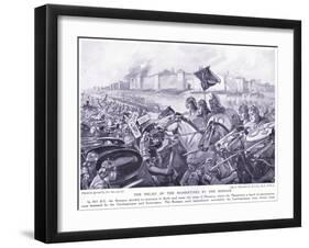 The Relief of Mamertunis by the Romans 256 BC-Joseph Finnemore-Framed Giclee Print