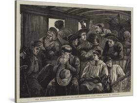 The Religious Feuds in Belgium, Pilgrims Returning from Ghent Beset by Liberals-null-Stretched Canvas