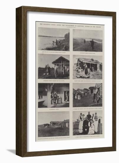 The Religious Mania Among the Doukhobors in Manitoba, Scenes in the Colony-null-Framed Giclee Print