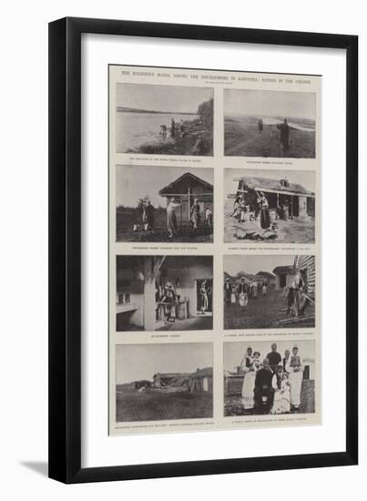 The Religious Mania Among the Doukhobors in Manitoba, Scenes in the Colony-null-Framed Giclee Print