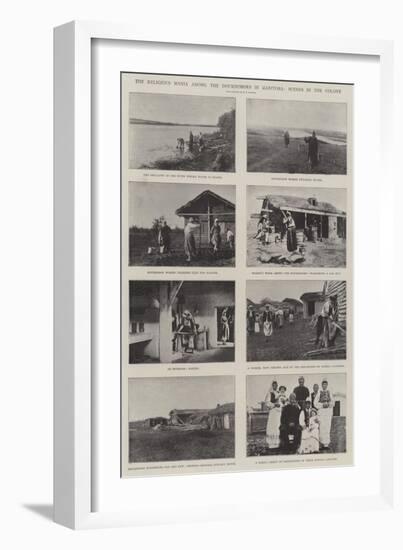 The Religious Mania Among the Doukhobors in Manitoba, Scenes in the Colony-null-Framed Giclee Print