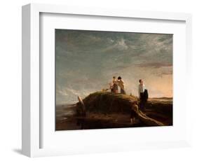 The Reluctant Departure, 1815 (Oil on Canvas)-William Collins-Framed Giclee Print