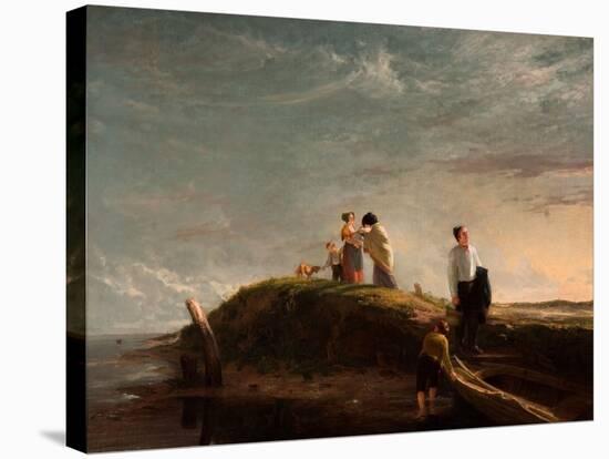 The Reluctant Departure, 1815 (Oil on Canvas)-William Collins-Stretched Canvas