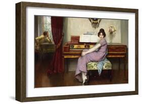 The Reluctant Pianist-William A. Breakspeare-Framed Giclee Print