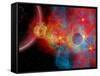 The Remains of a Supernova Give Birth to New Stars-Stocktrek Images-Framed Stretched Canvas