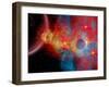 The Remains of a Supernova Give Birth to New Stars-Stocktrek Images-Framed Premium Photographic Print