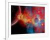 The Remains of a Supernova Give Birth to New Stars-Stocktrek Images-Framed Photographic Print