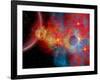 The Remains of a Supernova Give Birth to New Stars-Stocktrek Images-Framed Photographic Print