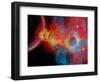 The Remains of a Supernova Give Birth to New Stars-Stocktrek Images-Framed Photographic Print