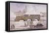 The Remains of Fleet Prison, London, 1868-null-Framed Stretched Canvas