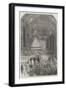 The Remains of the Late Earl of Shrewsbury Lying in State, in St Peter's Chapel, Alton Towers-null-Framed Giclee Print