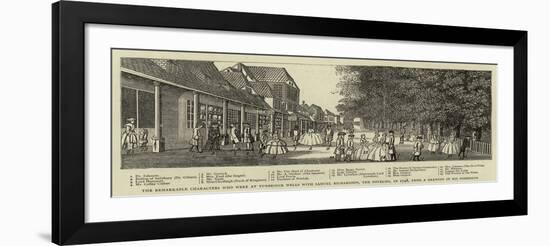 The Remarkable Characters Who Were at Tunbridge Wells with Samuel Richardson-null-Framed Giclee Print