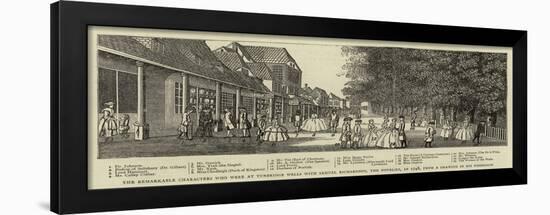 The Remarkable Characters Who Were at Tunbridge Wells with Samuel Richardson-null-Framed Giclee Print