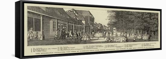The Remarkable Characters Who Were at Tunbridge Wells with Samuel Richardson-null-Framed Stretched Canvas