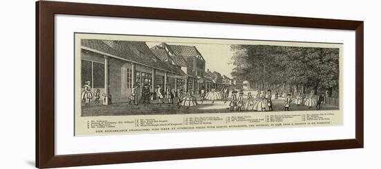 The Remarkable Characters Who Were at Tunbridge Wells with Samuel Richardson-null-Framed Giclee Print