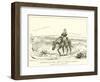 The Remnant of an Army: Arrival of Dr. Brydon at Jellalabad-null-Framed Giclee Print