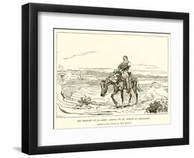 The Remnant of an Army: Arrival of Dr. Brydon at Jellalabad-null-Framed Giclee Print