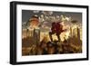 The Remnants of a Past Futuristic War-Stocktrek Images-Framed Art Print