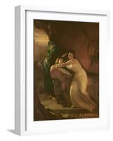 The Remorse of Delilah, 1862 (Oil on Canvas)-Louis Gallait-Framed Giclee Print