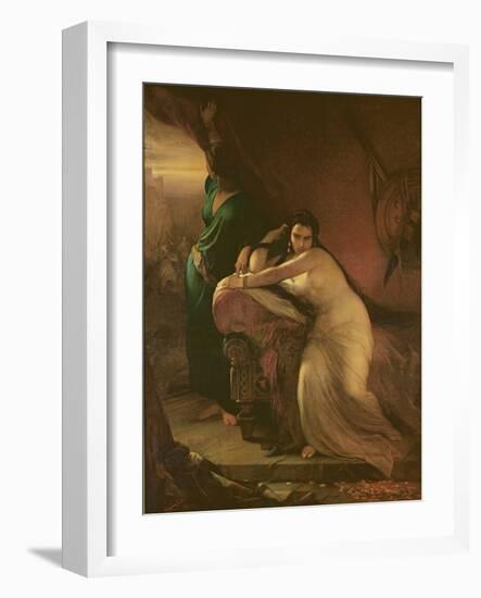 The Remorse of Delilah, 1862 (Oil on Canvas)-Louis Gallait-Framed Giclee Print