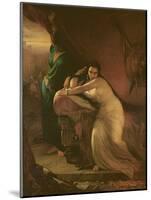 The Remorse of Delilah, 1862 (Oil on Canvas)-Louis Gallait-Mounted Giclee Print