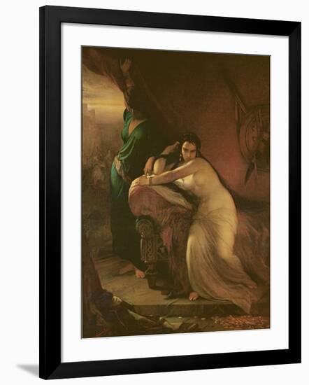 The Remorse of Delilah, 1862 (Oil on Canvas)-Louis Gallait-Framed Giclee Print