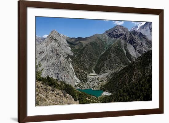 The remote and spectacular Fann Mountains, part of the western Pamir-Alay, Tajikistan, Central Asia-David Pickford-Framed Photographic Print