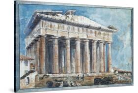 The Removal of the Sculptures from the Pediments of the Parthenon-Sir William Gell-Stretched Canvas